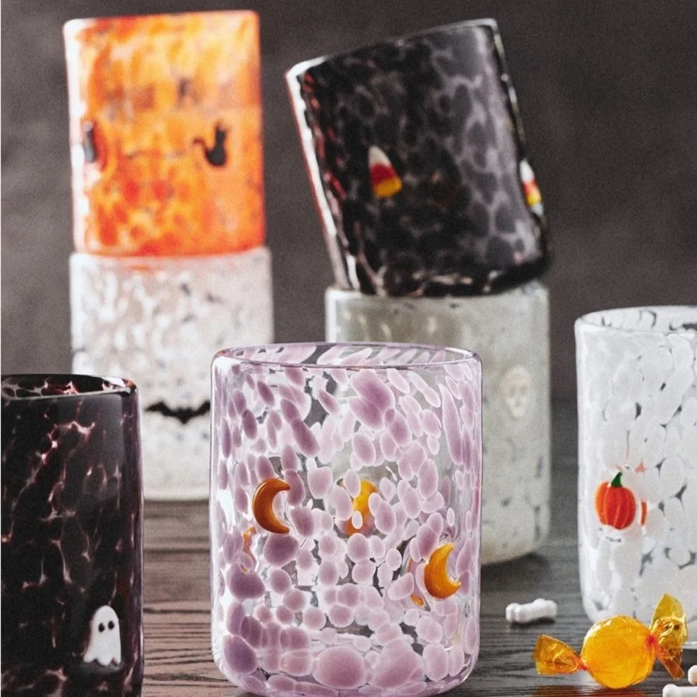 Skull icon mystic juice glass